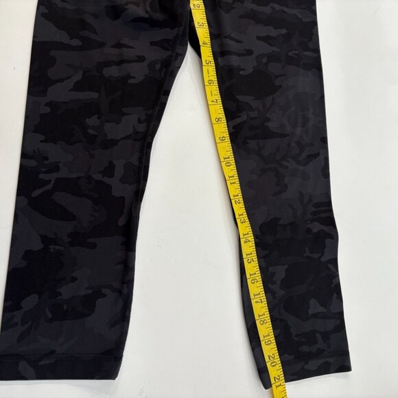 Lululemon Align Nulu Crop 21" Incognito Camo Multi Grey Size 6 Gym Sportswear - Picture 10 of 10
